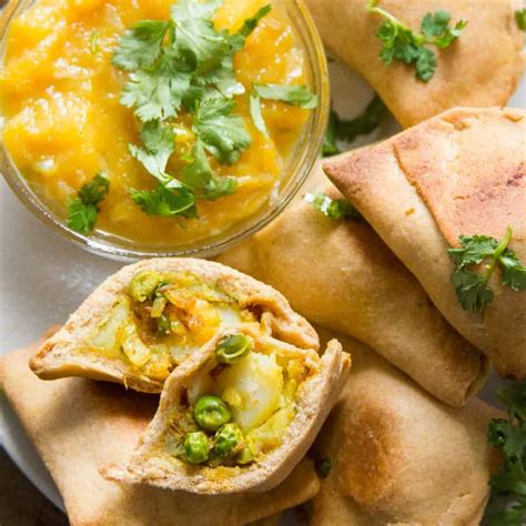 Baked Vegan Samosas Connoisseurus Veg