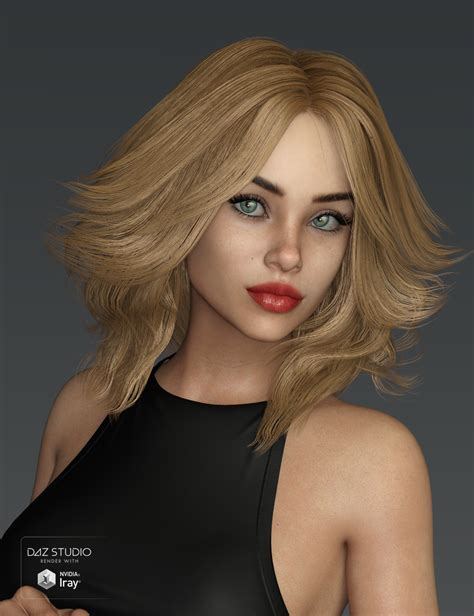 Riona Hair For Genesis 3 And 8 Females Daz 3d