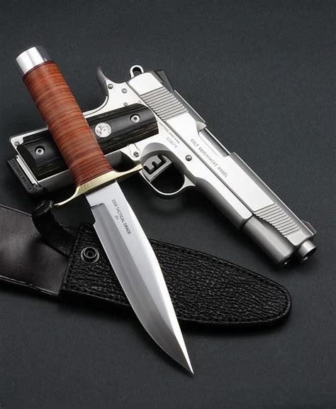 Colt 1911 Government Model And Fighting Knife I Guns Knives Gear