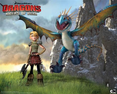 Astrid And Stormfly From How To Train Your Dragon Riders Of Berk