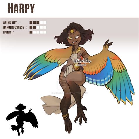 Monster Girl 01 Harpy By Redartlilas On Deviantart
