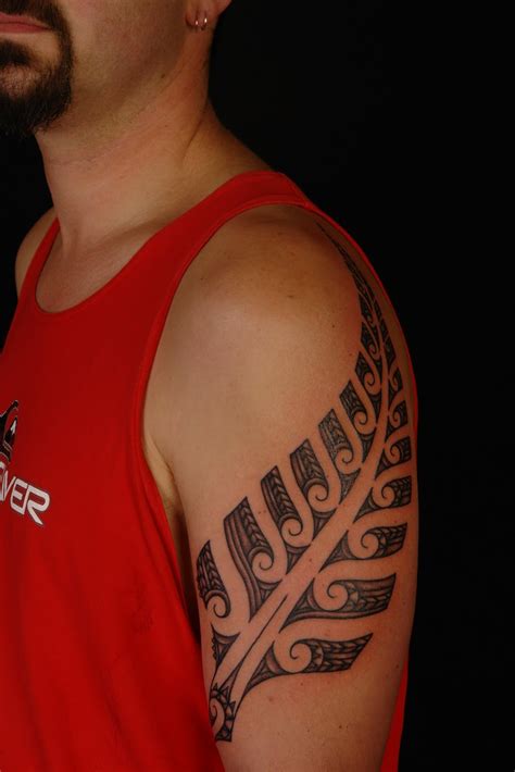 Shane Tattoos Maori Silver Fern