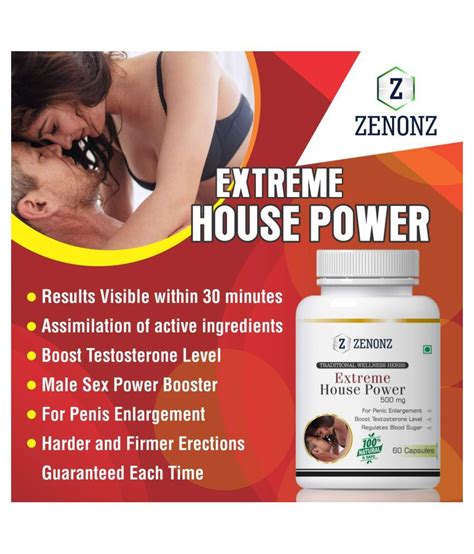 Zenonz Extra Strength And Stamina Booster For Men Capsule 500 Mg Pack Of