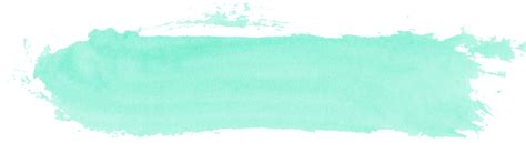 8 Light Turquoise Watercolor Brush Stroke Png Transparent