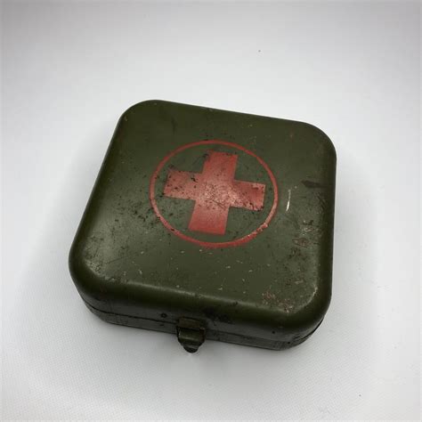 Vintage Metal First Aid Kit Soviet Car First Aid Kit Etsy