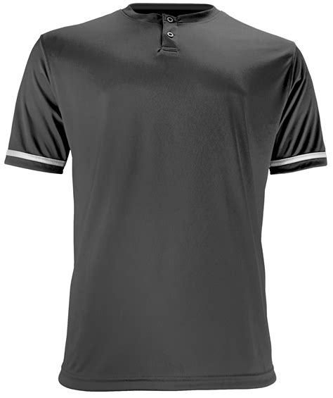 E131655 Adult And Youth Two Button Henley Short Sleeve Baseball