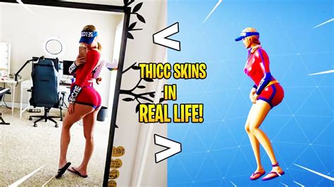 So These Fortnite Skins Must Be Thicc In Real Life Youtube