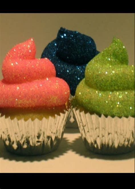 Diy Edible Glitter👀👅 Cupcake Cakes Glitter Cupcakes Desserts