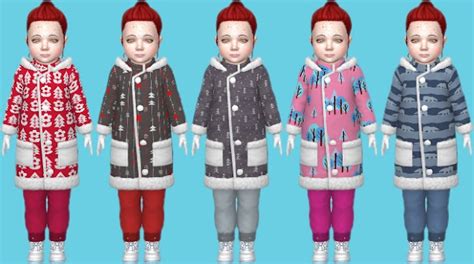 Annetts Sims 4 Welt Snowy Escape Toddlers Winter Outfit