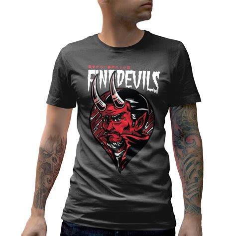 Charcoal S Find Devils Horror T Shirt Horned Hell Satan Lucifer Cult