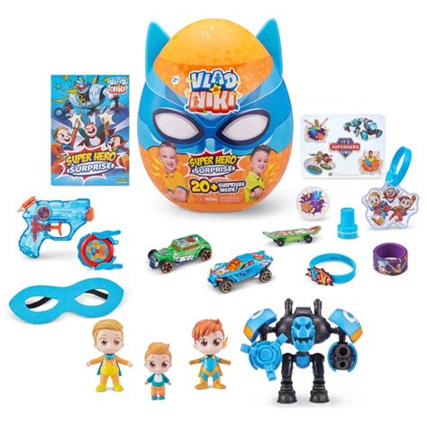 Vlad And Niki Blue Superhero Surprise Egg By Zuru Smyths Toys Ireland