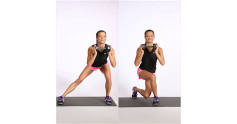 circuit one side lunge to curtsy squat workout for abs butt and thighs popsugar fitness