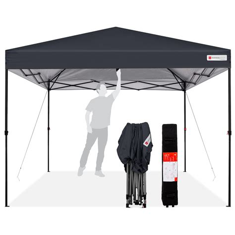 Buy Best Choice Products 10x10ft Easy Setup Pop Up Canopy Instant Portable Tent W 1 Button Push