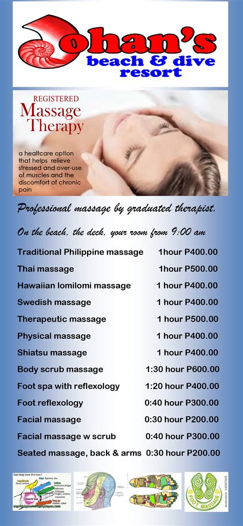 Massage Therapy Johans Beach And Dive Resort Subic Bay Philippines