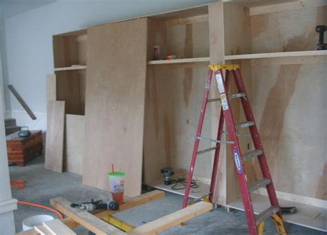The cabinets will be hung with a french cleat. Garage Cabinets - Carpentry Picture Post - Contractor Talk