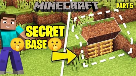 Minecraft How To Make A Secret Base In Minecraft The Most Safest