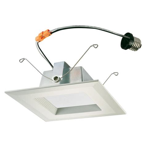 Westinghouse 6 In Square White Integrated Led Recessed Trim 3105600