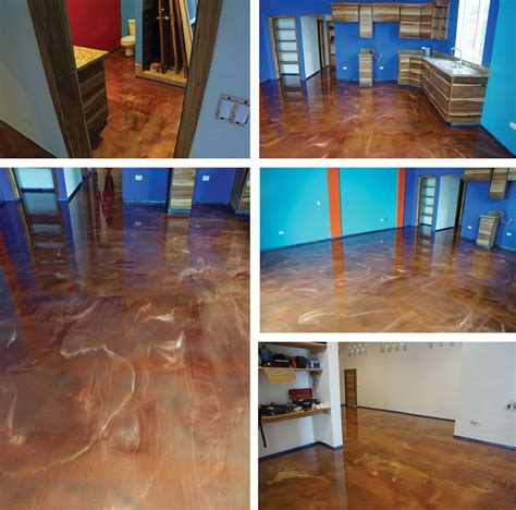 When you want to go beyond the basic cement floor in your basement or garage, consider the durability, versatility and beauty of epoxy for your basement or garage floor paint. Finish a Basement Floor In This Glossy Metallic Finish! 20 ...