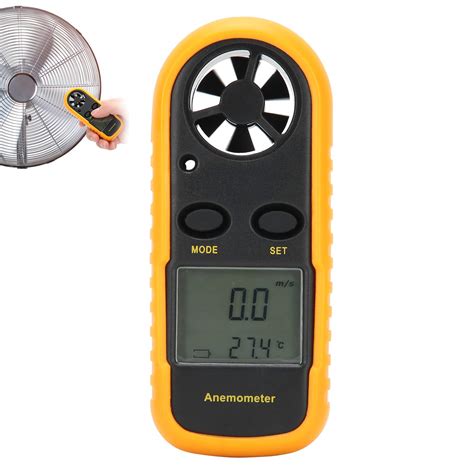 Buy Anemometer Digital Anemometer Air Flow Velocity Meter Air Flow