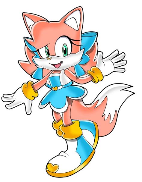 Vennie The Fox Tails Younger Sister And Paulas Best Friend Sonic