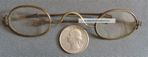 Antique Brass Eyeglasses Civil War Or Earlier