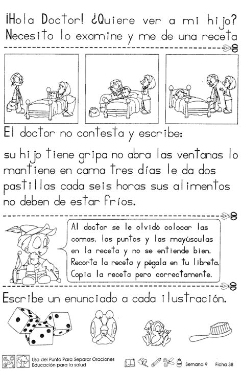 Uso Del Punto Para Separar Oraciones Do Grado Material De Aprendizaje Spanish Reading