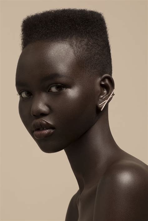 Adut Akech Bior For RYAN STORER Collection Six Black Female Model Black Women Beautiful