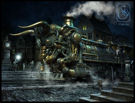 41 Best Steampunk Trains Images On Pinterest Trains Diesel Punk And