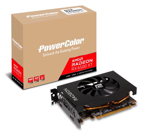 Buy Powercolor Amd Radeon Rx 6500 Xt Itx Gaming Graphics Card With 4gb