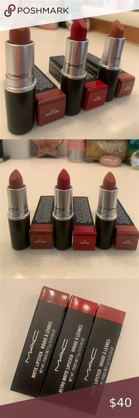 Mac Lipstick Trio 💄 Mac Lipstick Lipstick Best Mac Lipstick