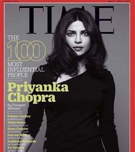 is priyanka chopra influential enough to be on time cover