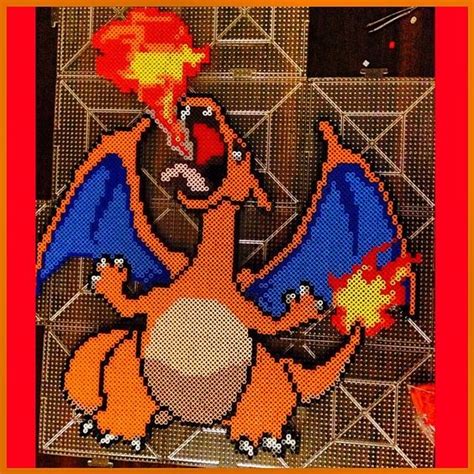 Charizard Pokemon Perler Beads By Harvardropout Projects To Try