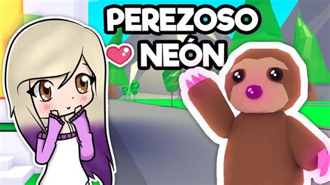 Consigo El Perezoso NeÓn De Adopt Me Roblox No Paro Hasta Lograrlo