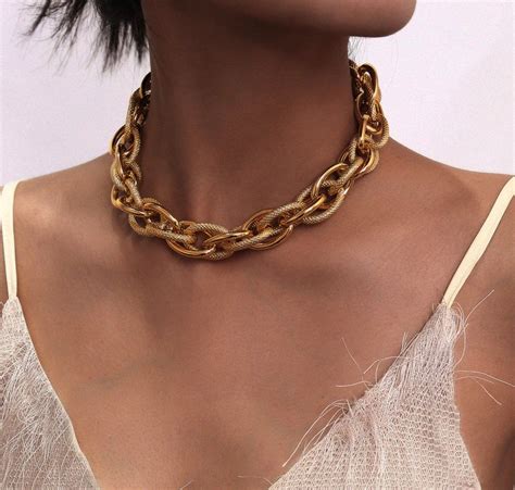 This Item Is Unavailable Etsy Chunky Gold Necklaces Chokers