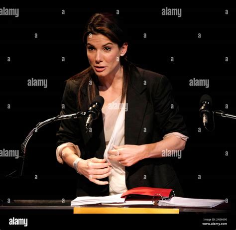 Actress Sandra Bullock Accepts Her Razzie Award For Worst Actress In A