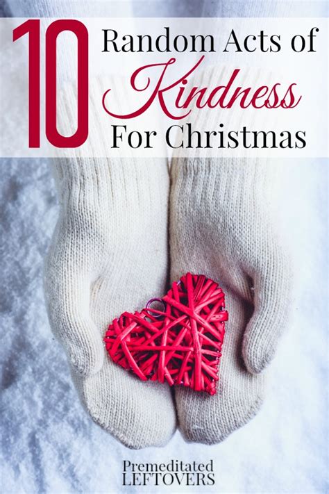 10 Random Acts Of Kindness For Christmas