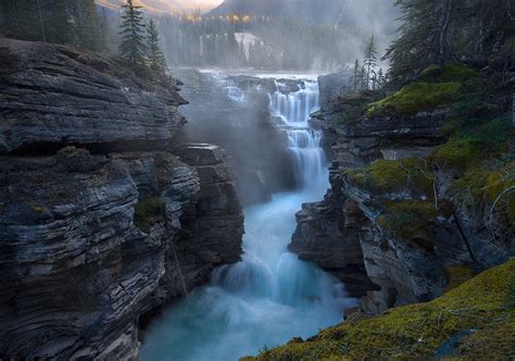 Super Anônimo Athabasca Falls Parque Nacional De Jasper Alberta