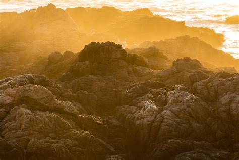 Insane Golden Light Along Coastal Rocks In Garrapata Sp Oc