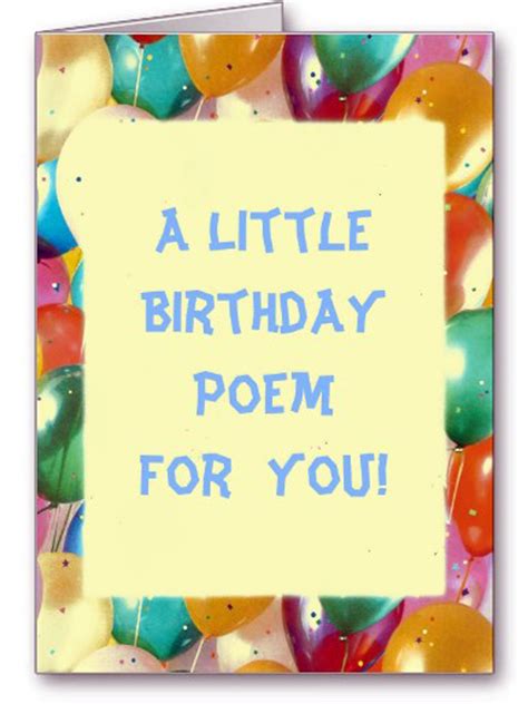 The 15 Best Short Funny Birthday Poems For Special Person