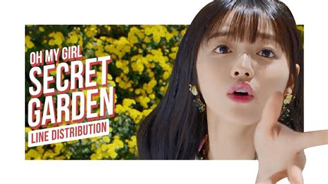 Corrected Oh My Girl Secret Garden Line Distribution Youtube
