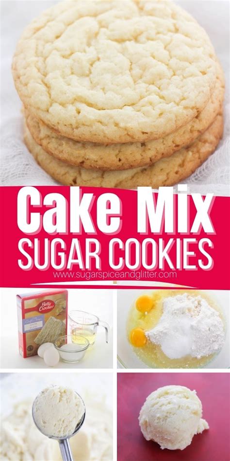 Cake Mix Sugar Cookies With Video Sugar Spice And Glitter