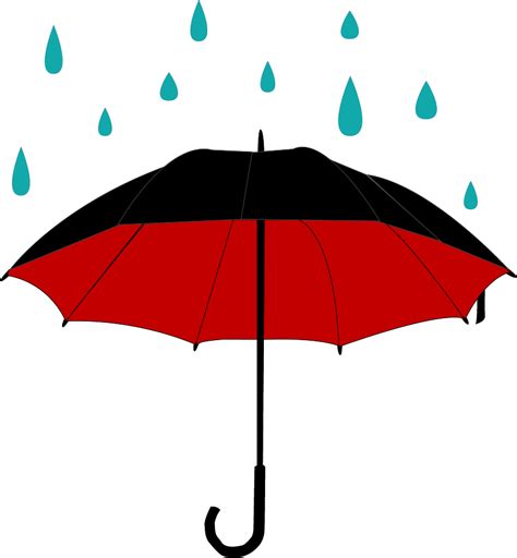 Umbrella With Rain Clipart 20 Free Cliparts Download Images On