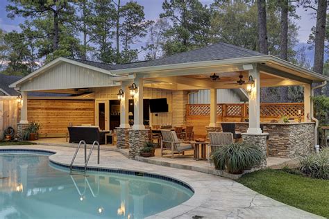 Patio Cover And Kitchen In Hunters Creek Memorial Area With Images