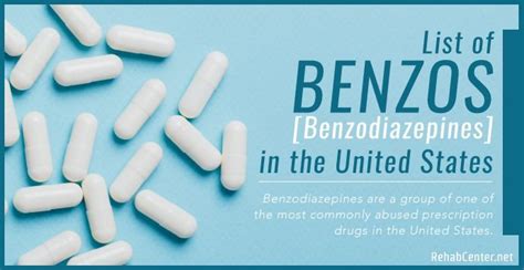List Of Benzodiazepines In The United States