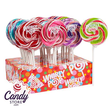 Whirly Pops Assorted Swirl Lollipops 48ct