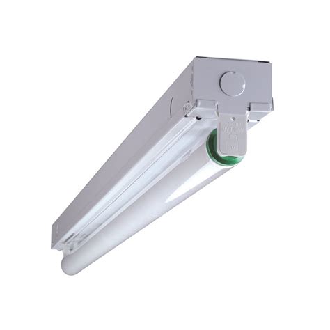 Nicor 2 Ft Single Lamp T8 Fluorescent Linear Strip Light Fixture