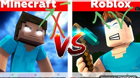 Noob Minecraft Vs Roblox Brothers Animation Youtube