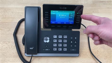 Blf Single Button Transfers On A Yealink T54w Desk Phone Youtube