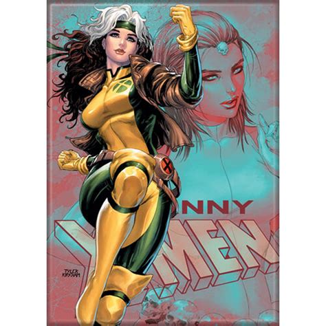 Marvel Comics X Men Rogue Character Magnet