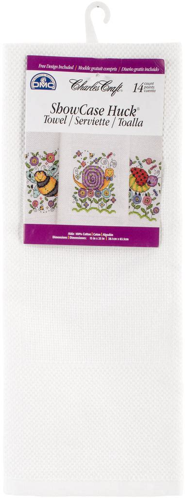 Charles Craft Showcase Huck Towel 14 Count 15x25